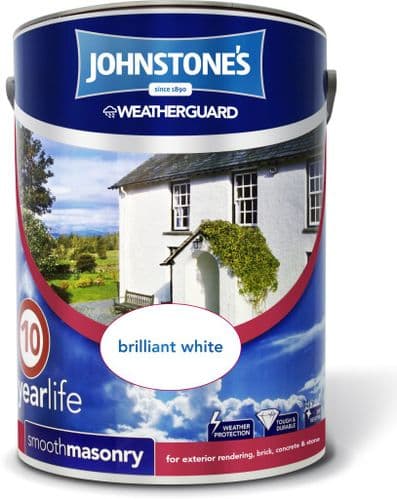 Johnstone's Weatherguard Smooth Masonry 5L - Cream